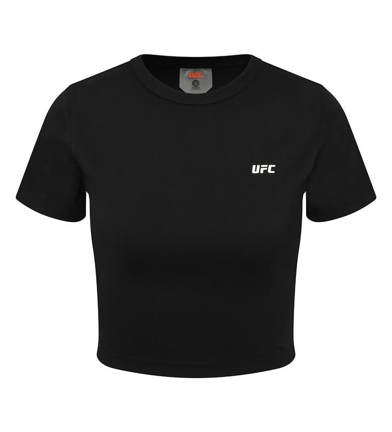 UFC 우먼스 피지컬 크롭핏 반팔 티셔츠 블랙 U2SSW2233BK