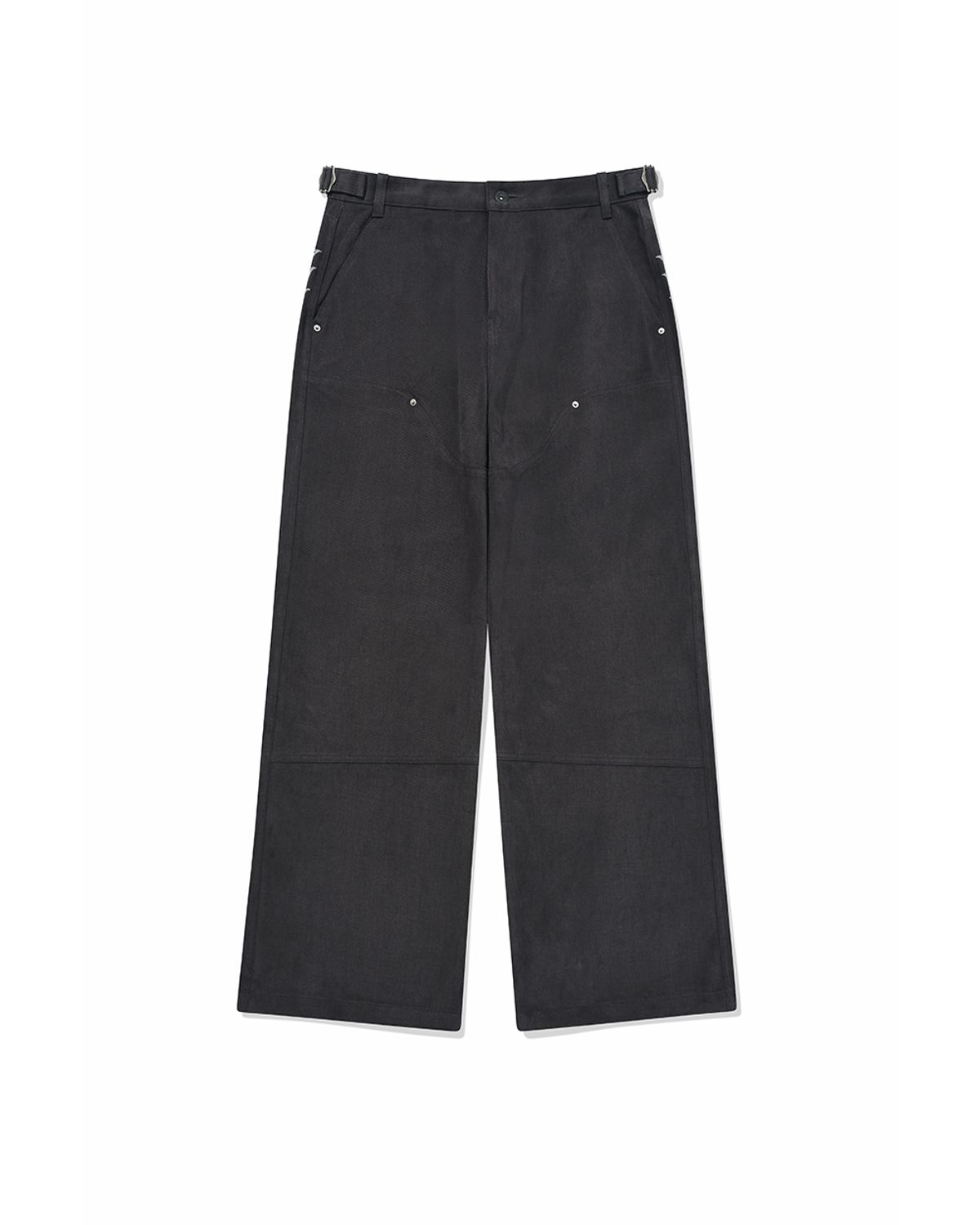 카락터(KARACTOR) Western boots cut work pants / Charcoal