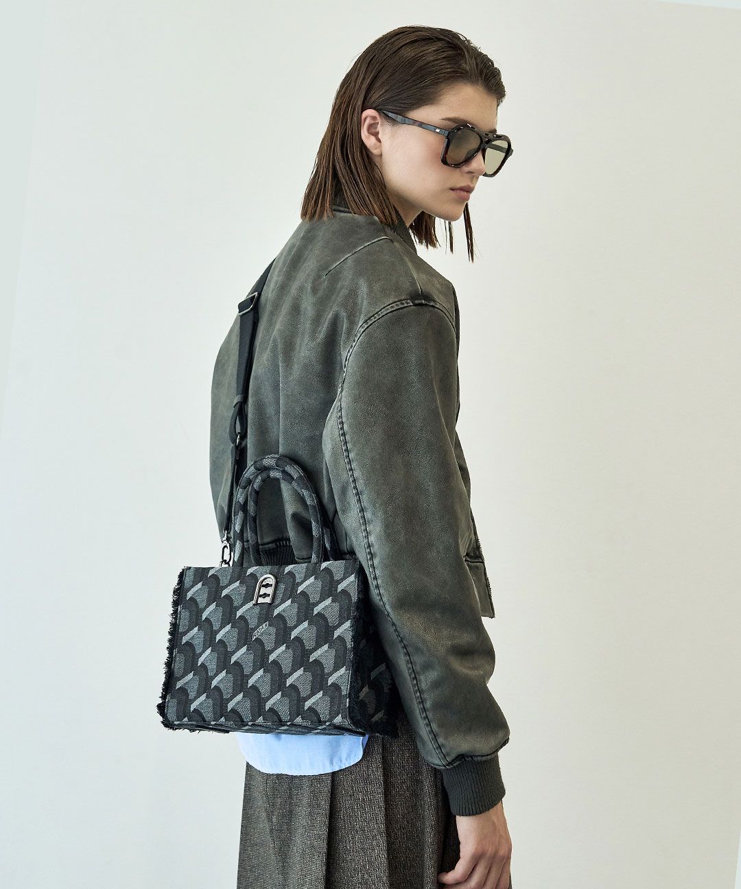 MUSINSA | ROSA.K Jeans Monogram Day Tote SM_JB