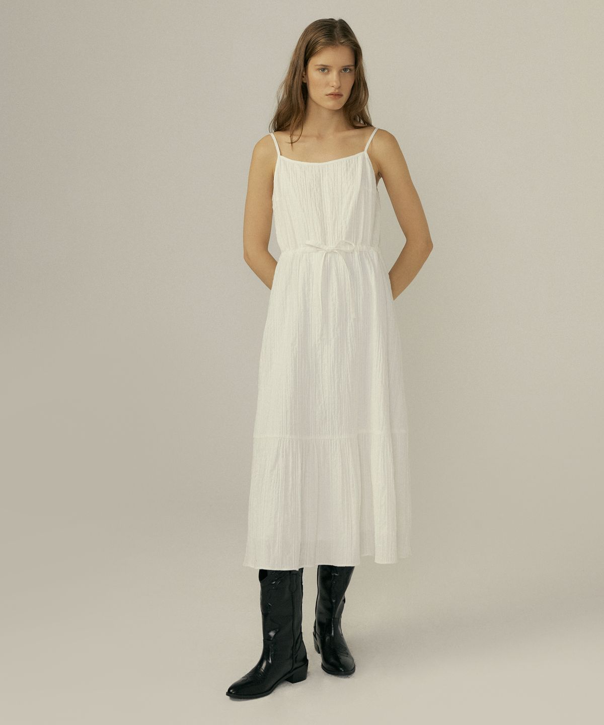 오떼뜨(OCTETTE) COZY COTTON SLIP OPS_IVORY