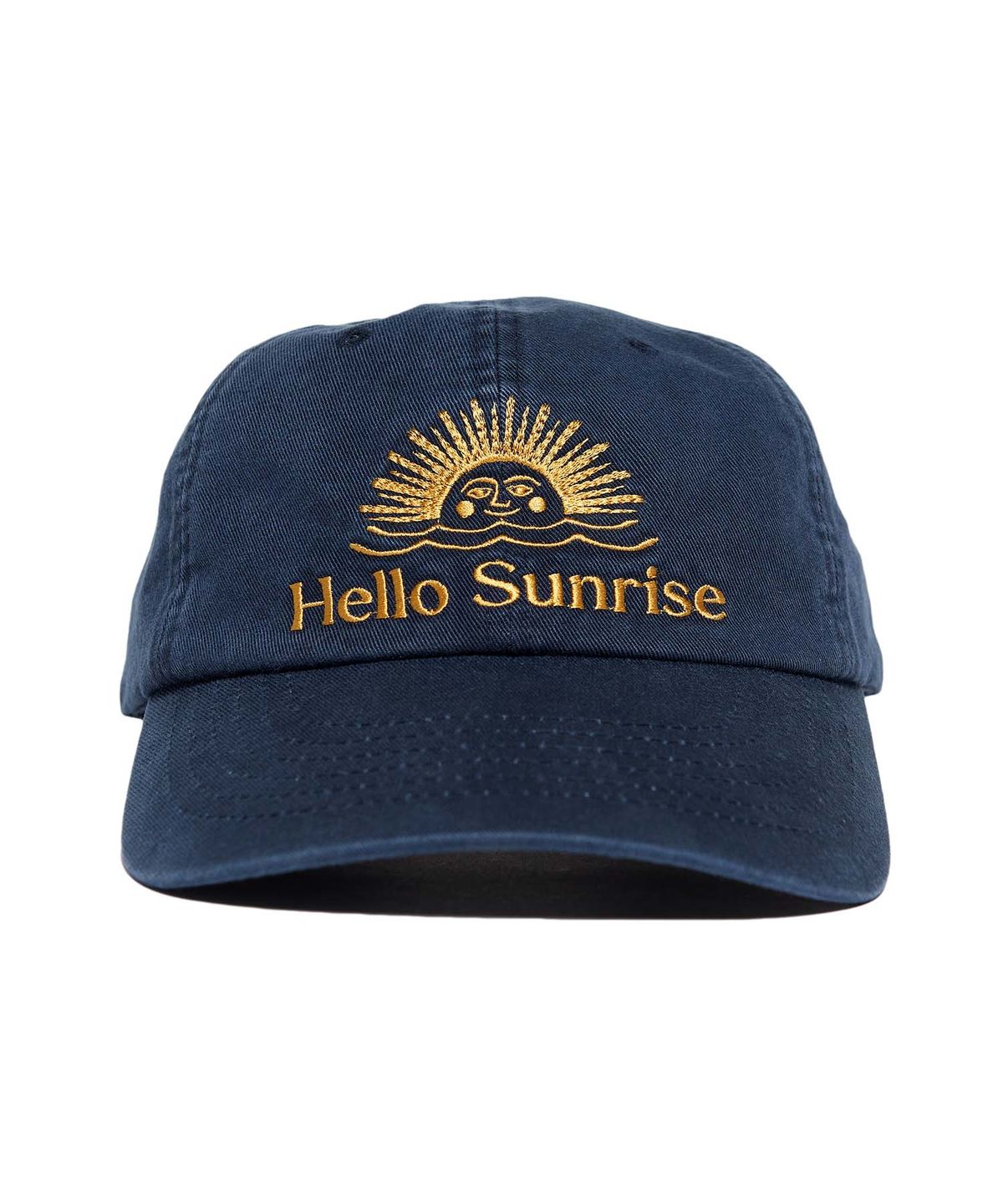 헬로 선라이즈(HELLO SUNRISE) Washed OG Logo Ball Cap (Navy)