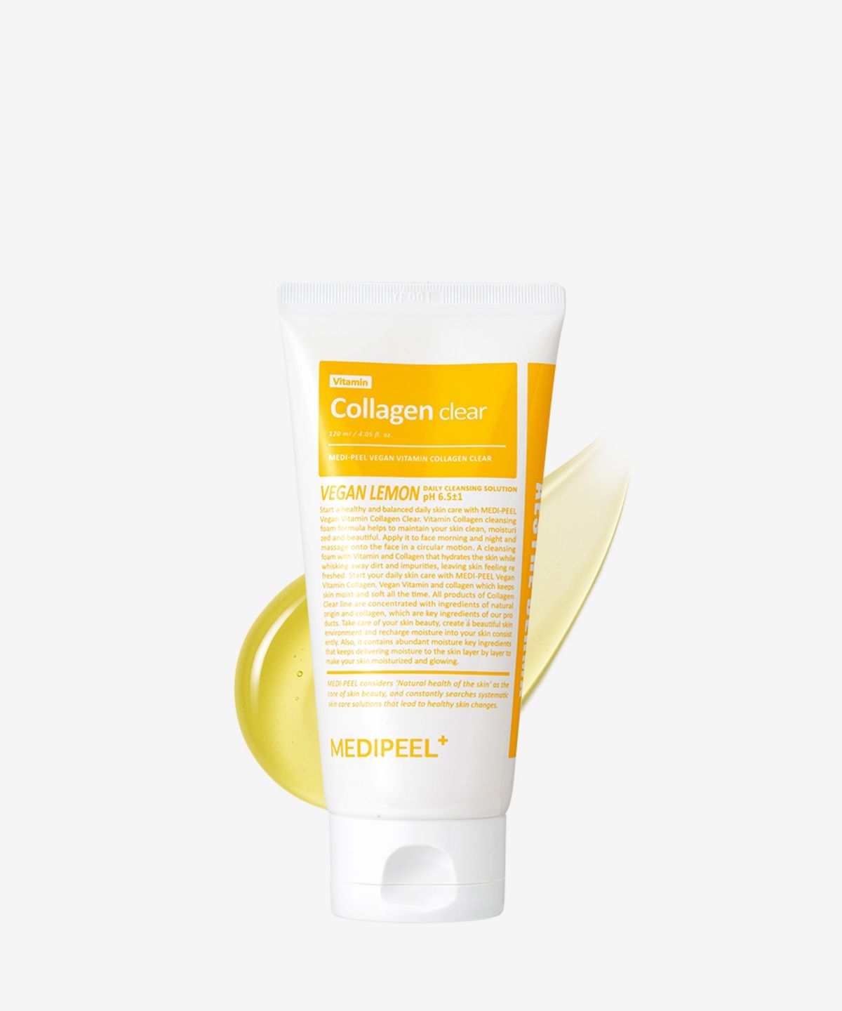 메디필(MEDIPEEL) 비건 비타민 콜라겐 클리어 젤 클렌저 120ml