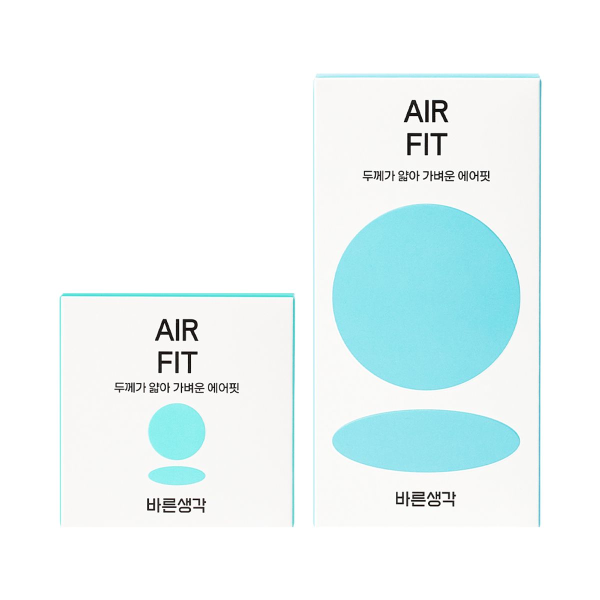 바른생각(BRSG) 에어핏 15P (12P+3P) 초박형 콘돔