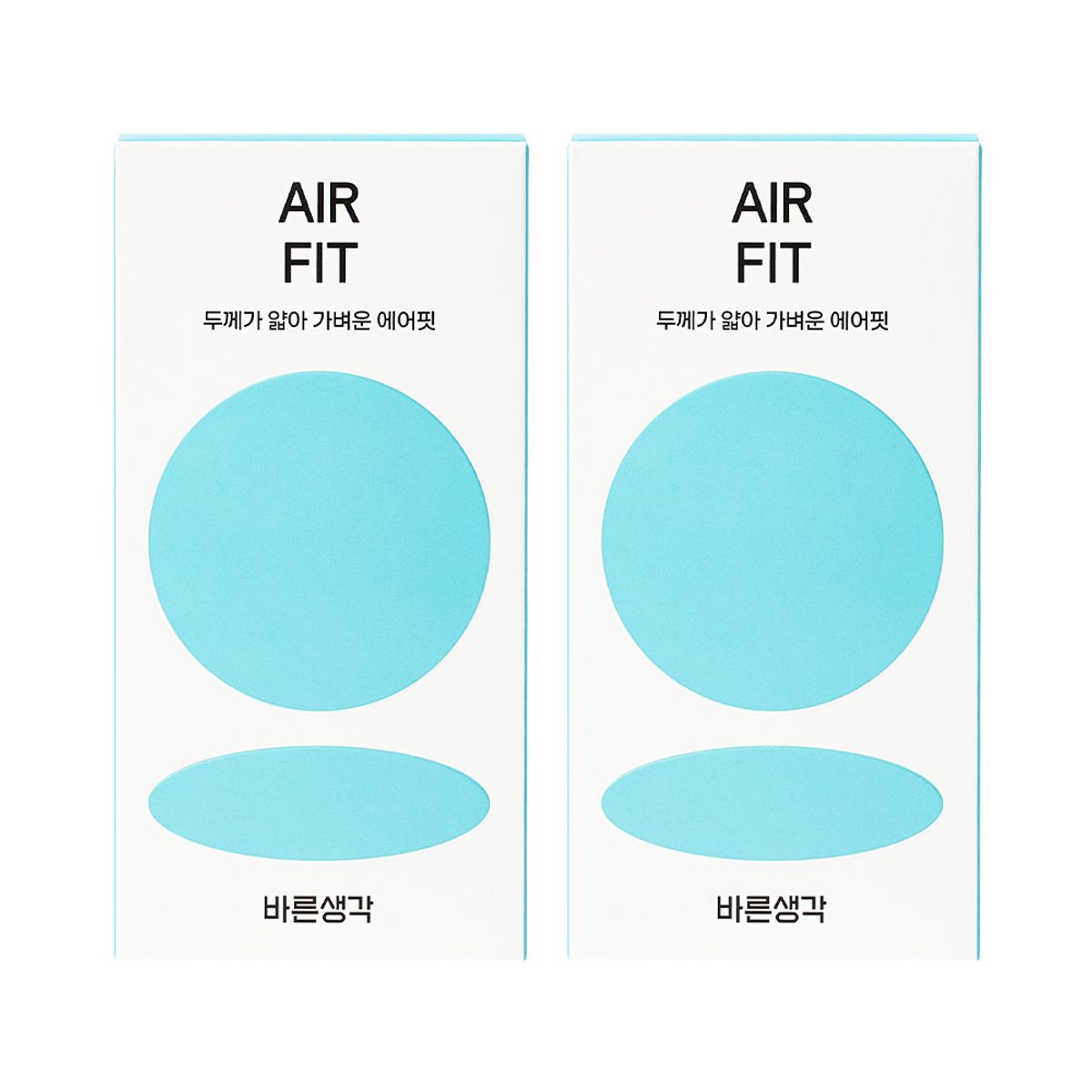 바른생각(BRSG) 에어핏 24P (12Px2) 초박형 콘돔