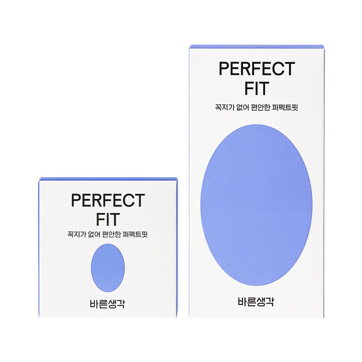 바른생각(BRSG) 퍼펙트핏 15P (12P+3P) 무꼭지 콘돔