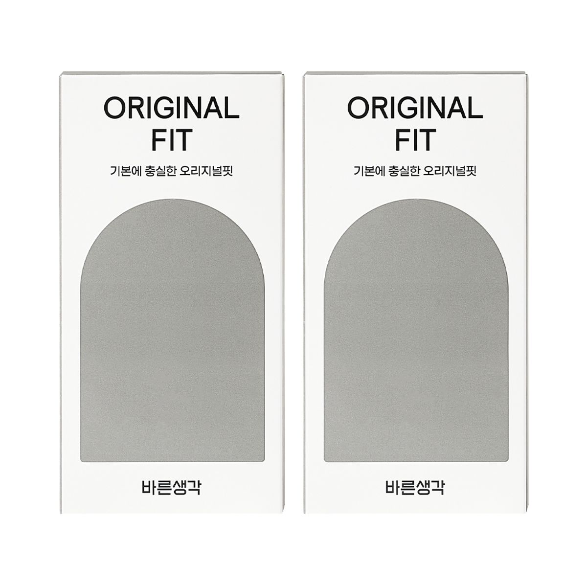 바른생각(BRSG) 오리지널 24P (12Px2) 라텍스 콘돔
