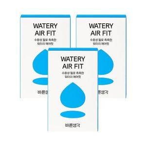 워터리에어핏 36P (12Px3) 초박형 수용설젤 콘돔