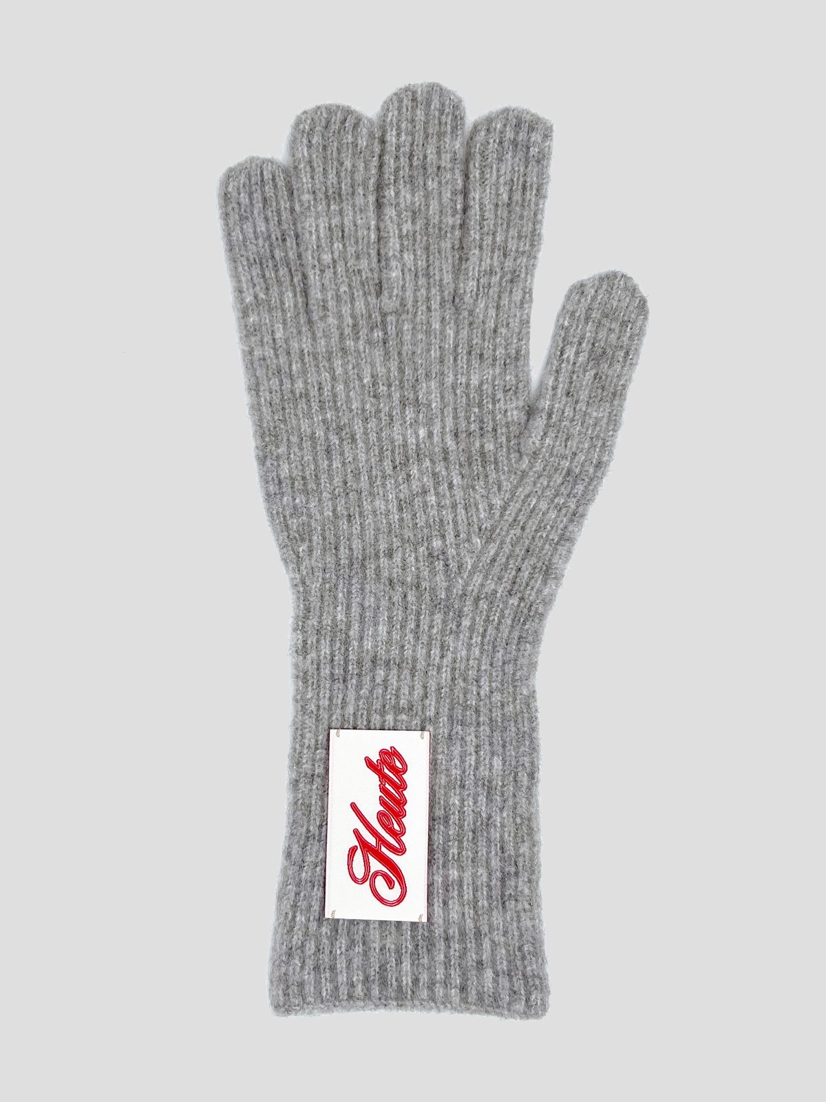 호이테(HEUTE) HET FINGER HOLE KNIT GLOVES (GREY)