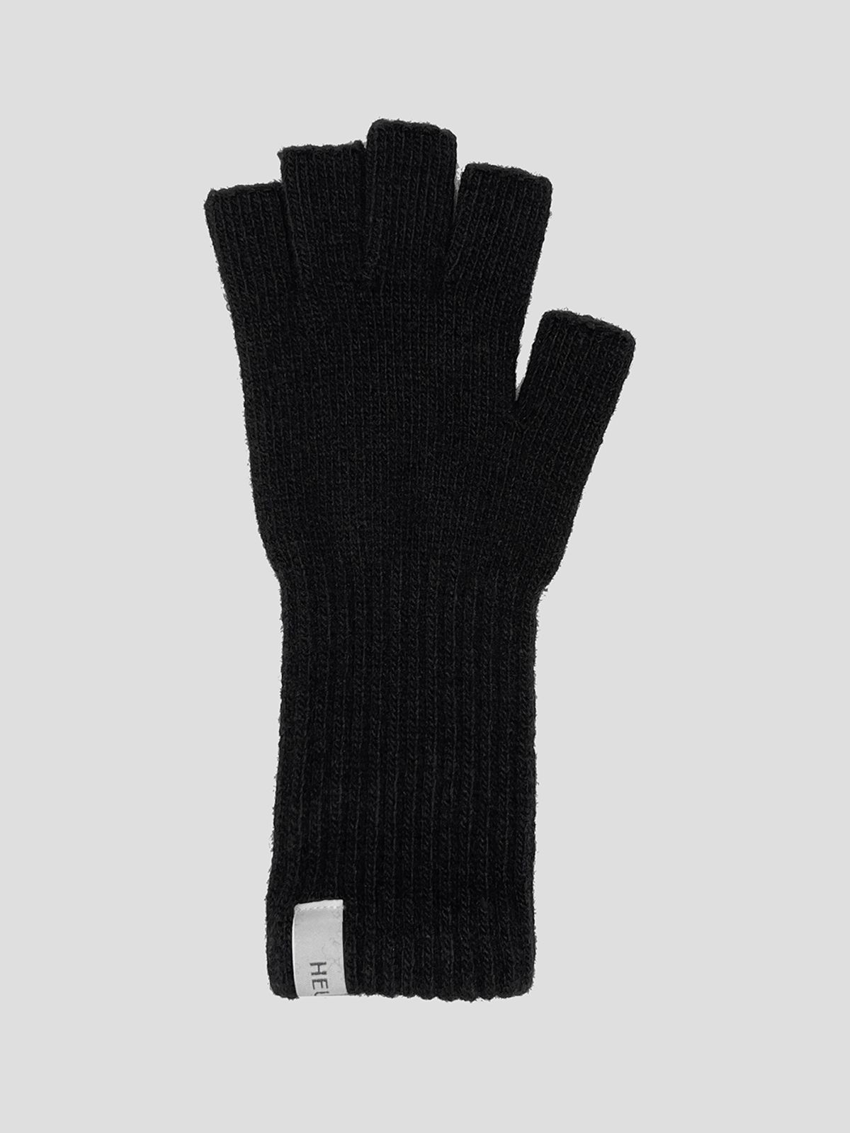 호이테(HEUTE) HET HAIF FINGER GLOVES (BLACK)