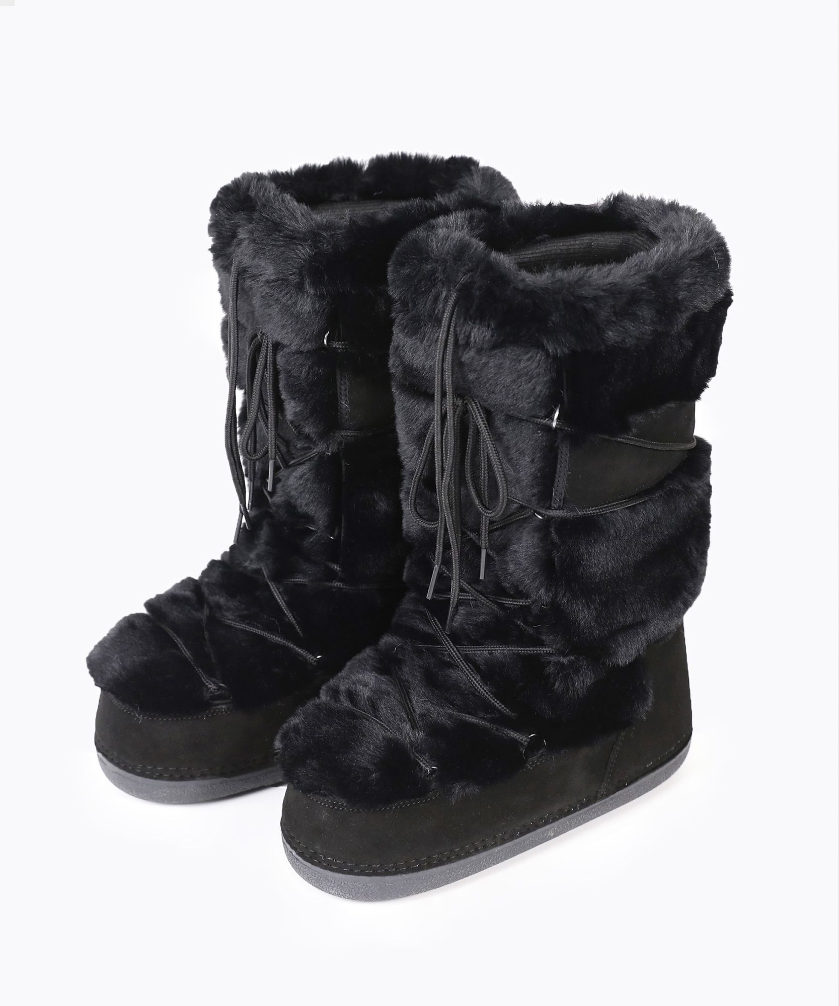 MUSINSA | BADBLOOD Eskimo Boots Tall - Black