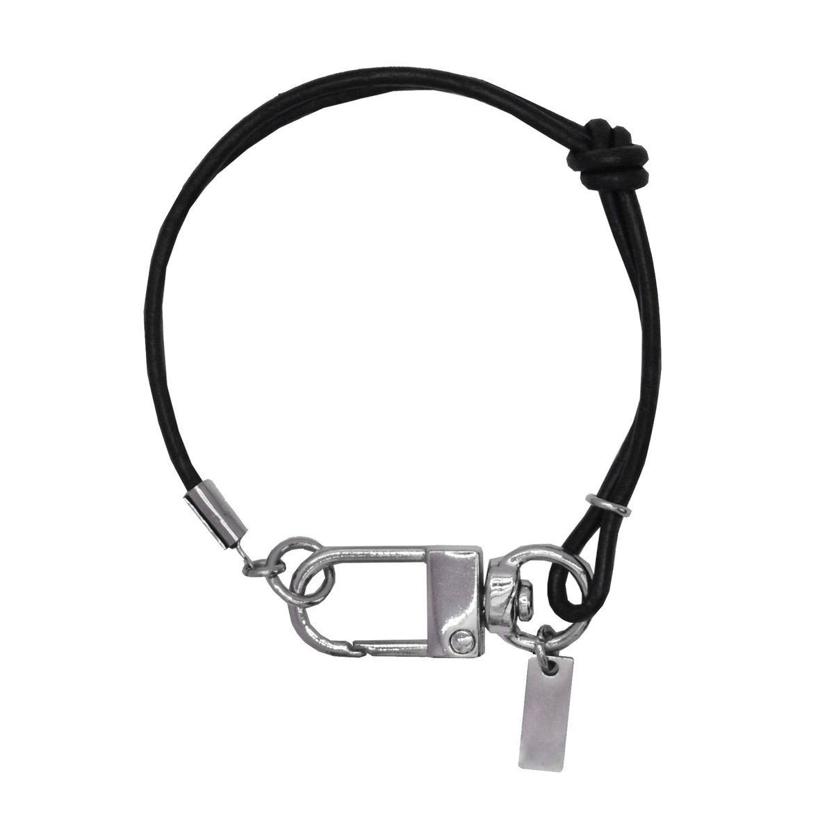 인시에(INSIE) bar leather bracelet