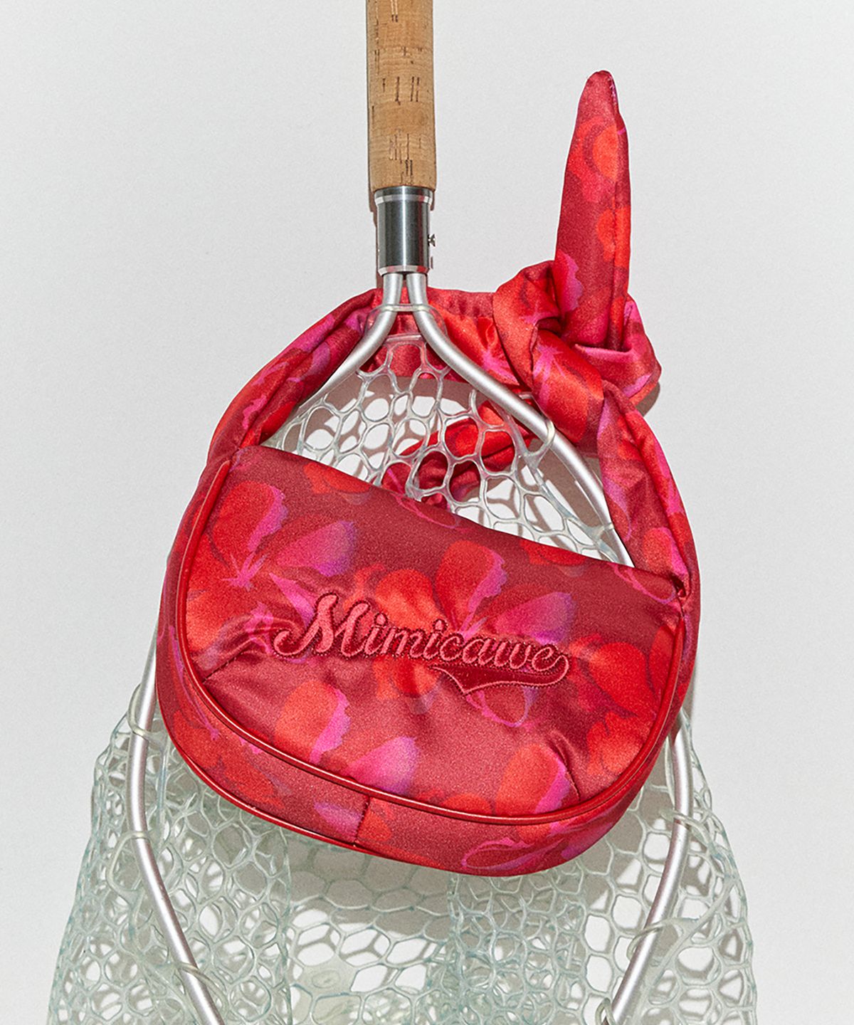미미카위(MIMICAWE) MM KNOT HOBO BAG/WILD POPPY RED
