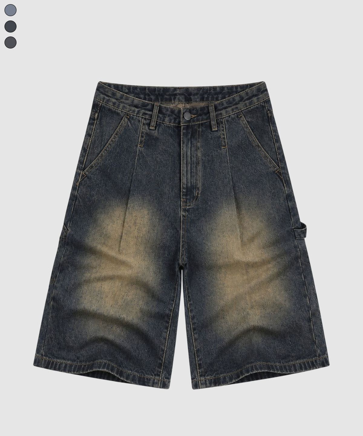 베이직라벨(BASIC LABEL) Molly Carpenter Bermuda Denim Shorts 3 Color [BLSD_2501]