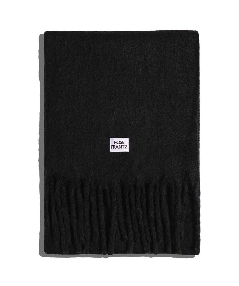 Wide Long Muffler [Black]