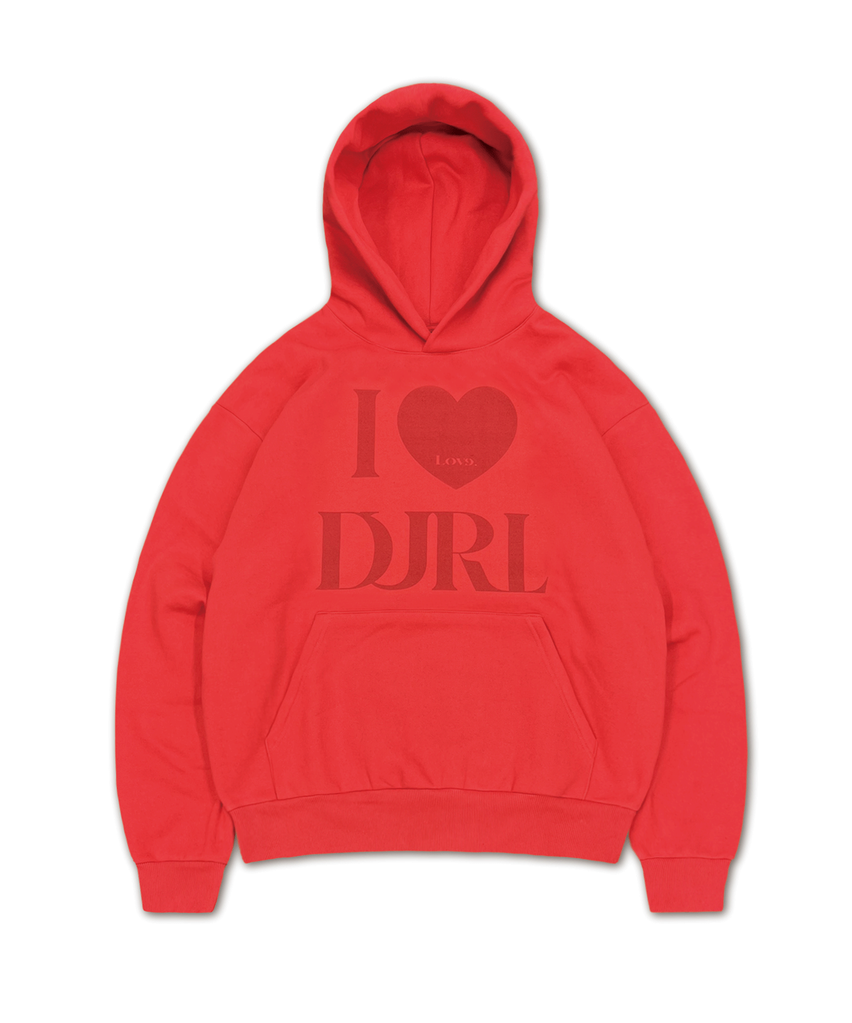 더트(DURT) I LOVE HOODIE (RED)