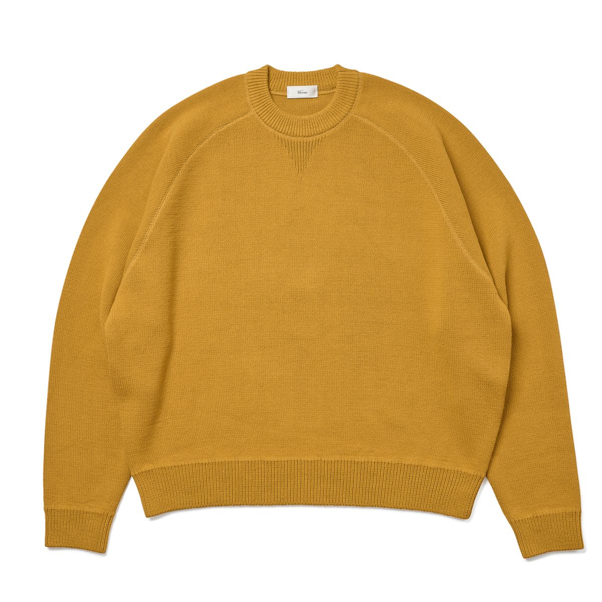 베르노(VERNO) [Casual] Sweat Knit Mustard