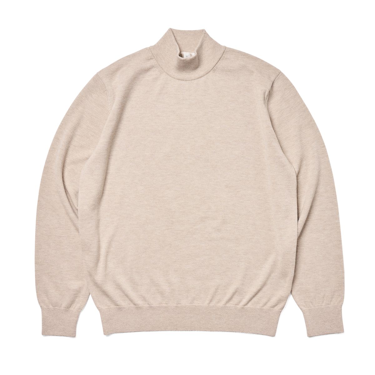 베르노(VERNO) [Casual] mock-neck knit Oatmeal