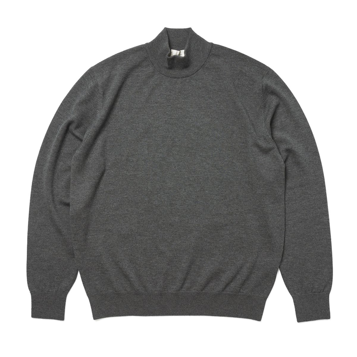 베르노(VERNO) [Casual] mock-neck knit Charcoal