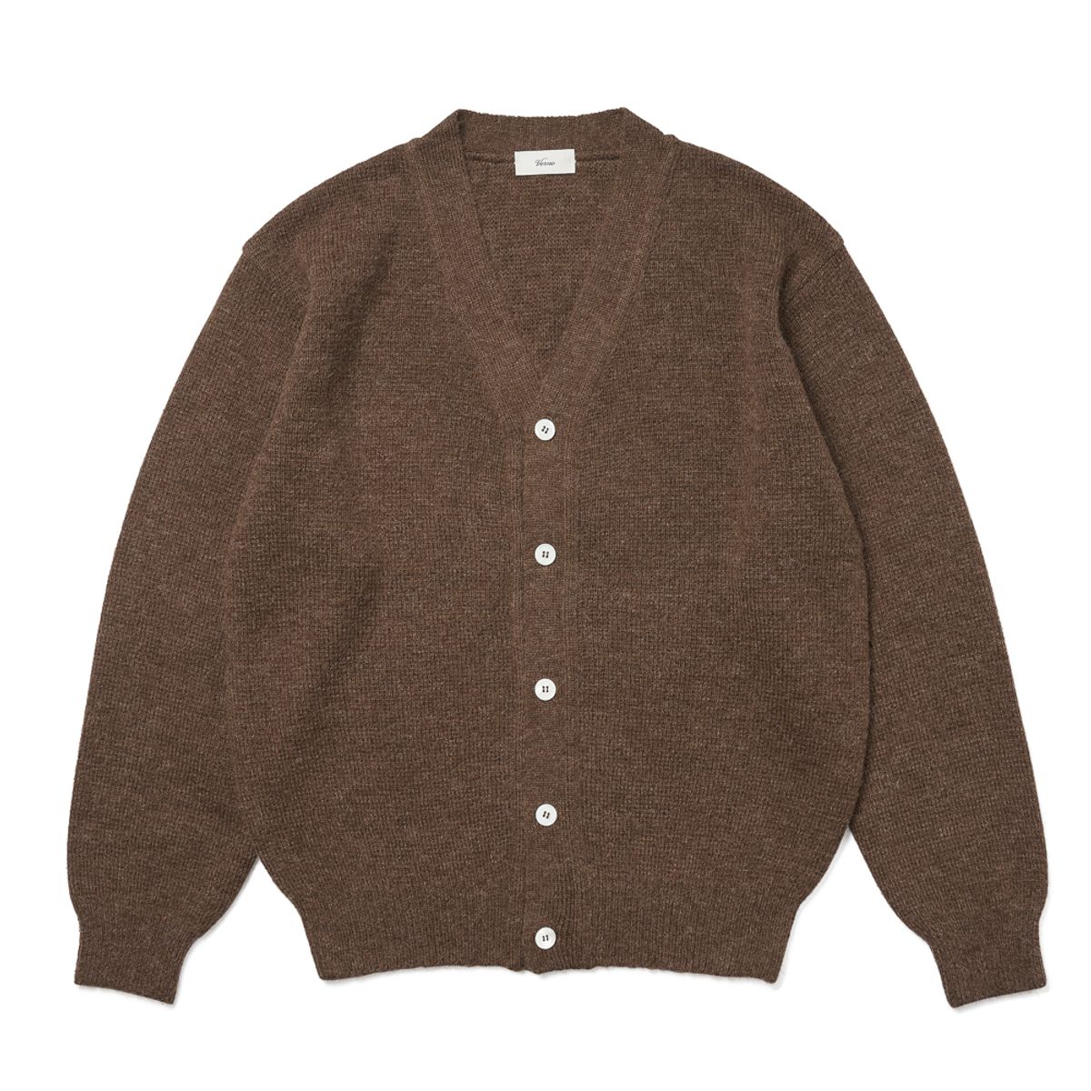 베르노(VERNO) [Casual] Alpaca cardigan knit Brown