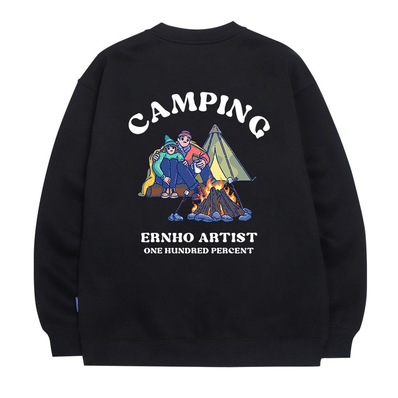 OHP X ERNHO b캠핑 no.2 기모 맨투맨