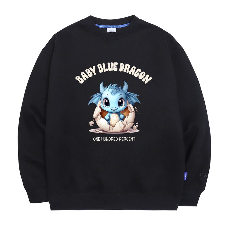 OHP X HARMONIA 아기청룡 기모 맨투맨