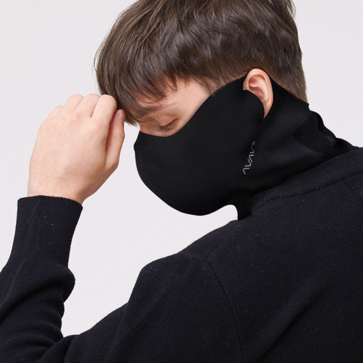 어베이브(AVAVE) 올인원히트 스포츠 골프 방한 넥워머 마스크 블랙