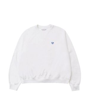 TV HEART LOGO SWEATSHIRTS (WHITE)