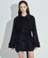 Wool Rich Half Coat [Black]