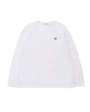 TV HEART LOGO LONG SLEEVE (WHITE)