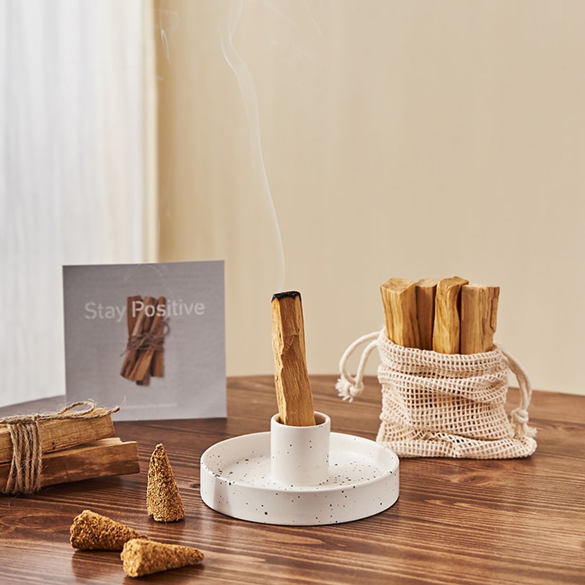 스테이 포지티브(STAY POSITIVE) 팔로산토 스머지스틱 50g