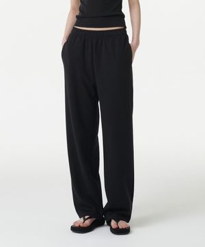 [쿨탠다드] 우먼즈 베리어블 라운지 스웨트 팬츠 [블랙]