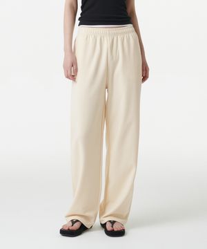 [쿨탠다드] 우먼즈 베리어블 라운지 스웨트 팬츠 [에크루]