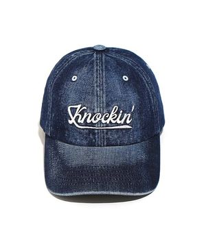 Washed Denim Knockin Logo B.B Cap Darkblue