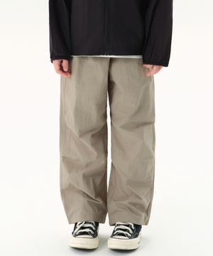 나일론 밴딩 파라슈트 팬츠 [베이지]