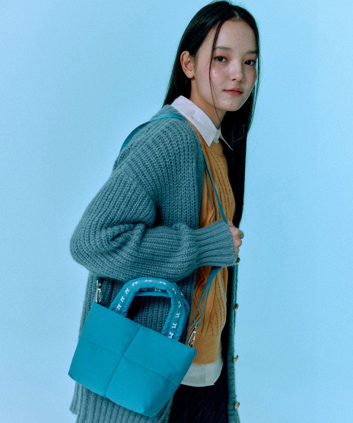 메종246(MAISON246) POPO CROSS BAG BLUE