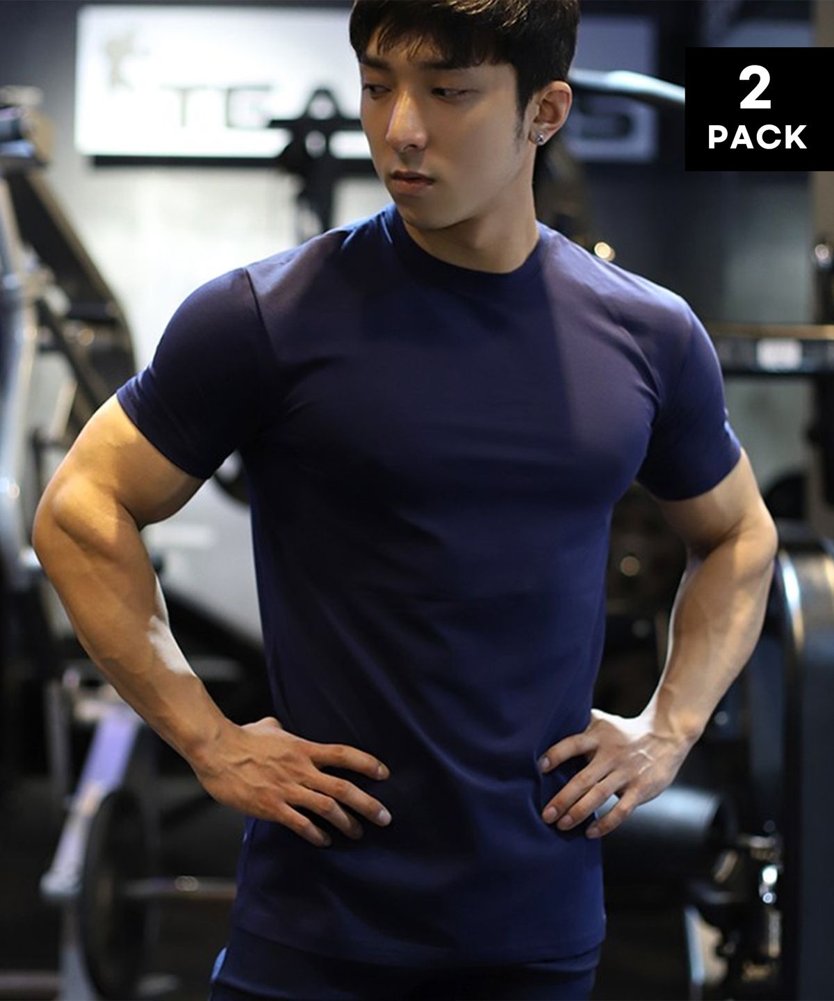 보스트핏(BOASTFIT) 2pack 짐웨어 반팔 티셔츠