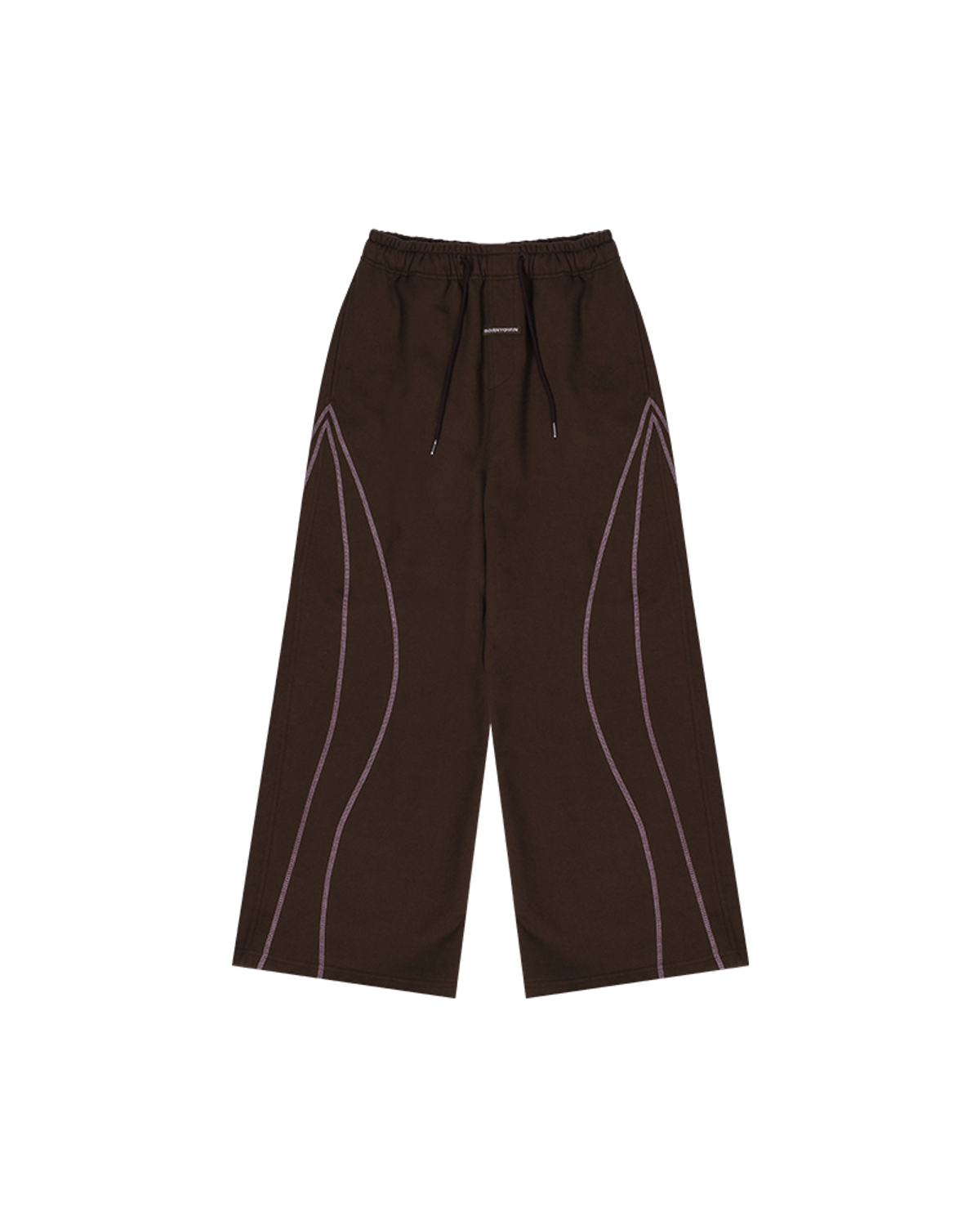 본투윈(BORN TO WIN) STITCH LINE WIDE PANTS [BROWN]