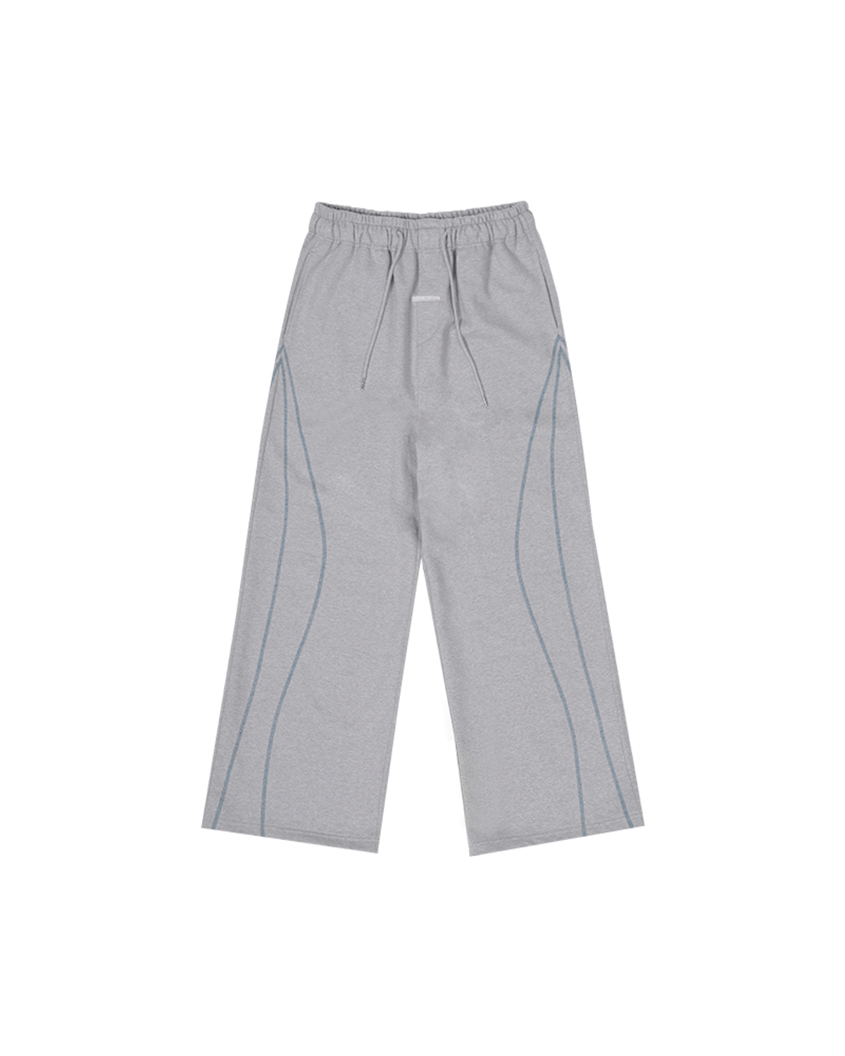 본투윈(BORN TO WIN) STITCH LINE WIDE PANTS [MELANGE GREY]