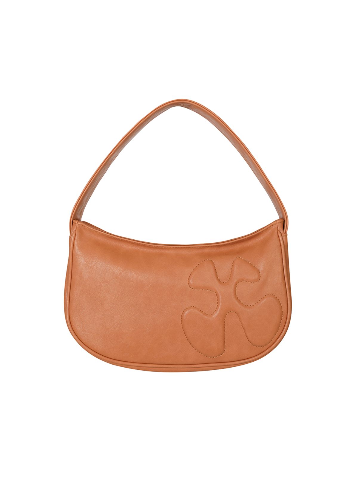 와이이이엘(YEEL) EMBROIDERED LOGO SHOULDER BAG COPPER
