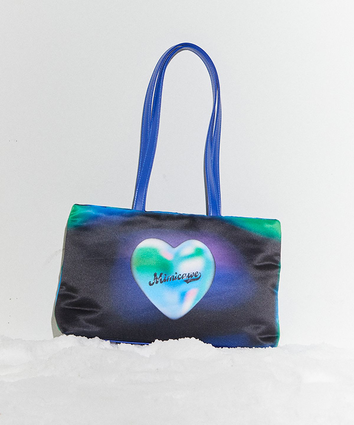 미미카위(MIMICAWE) PH SHOPPER BAG/HEART BLACK