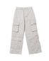 METAL LOGO CARGO PANTS (BEIGE)