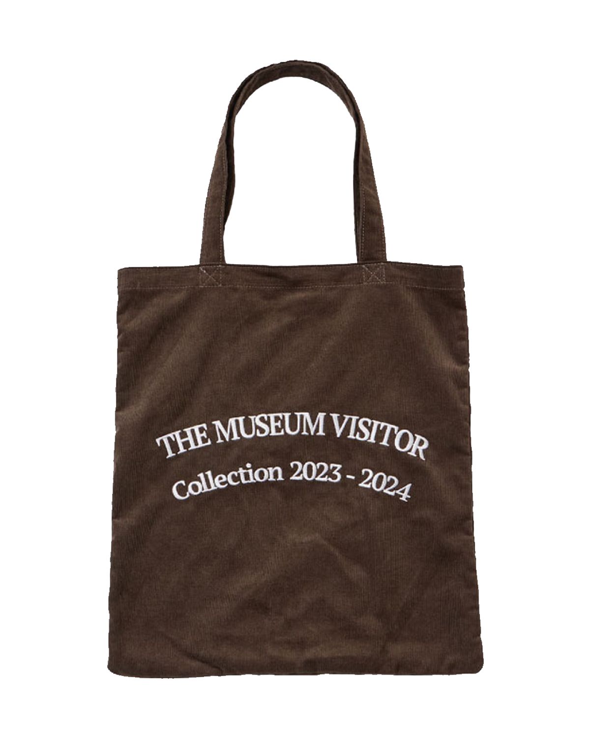 더뮤지엄비지터(THEMUSEUMVISITOR) THE MUSEUM VISTIOR COLLECTION 2023-2024 CORDUROY ECO BAG (BROWN)