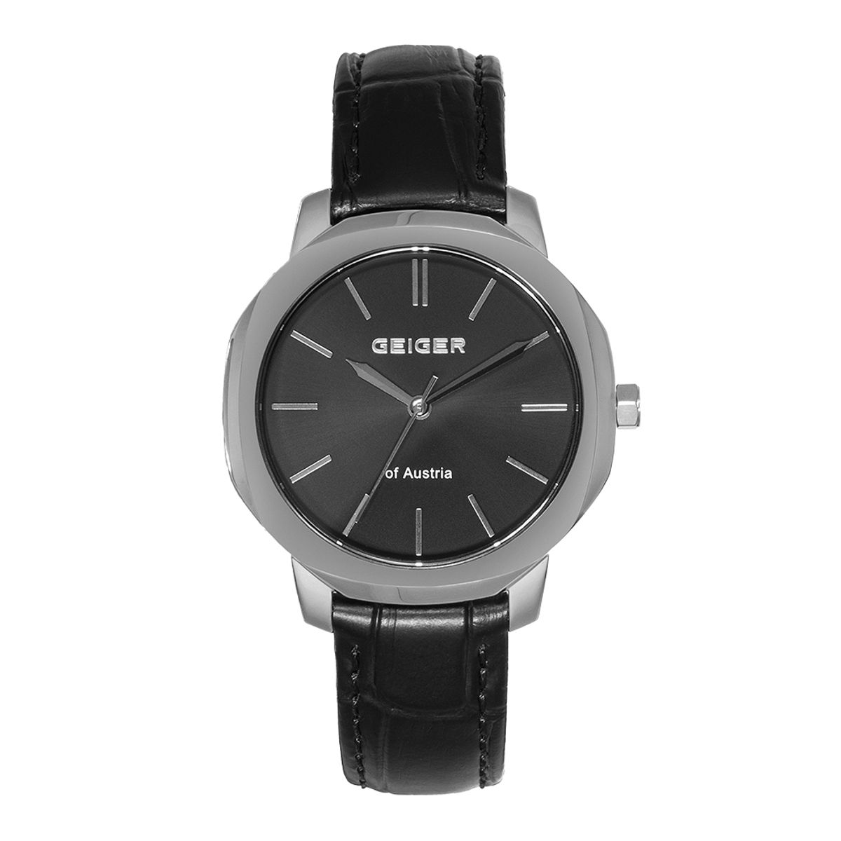 가이거(GEIGER) GE1263WBBK_L 여성 클래식 가죽시계