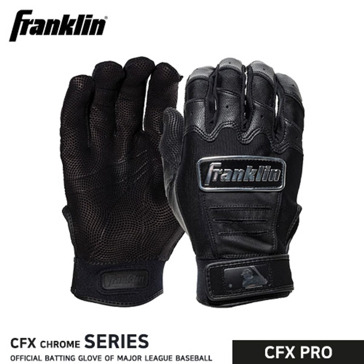 프랭클린(FRANKLIN) 프랭클린 배팅장갑 CFX CHROME BLACK (20590)