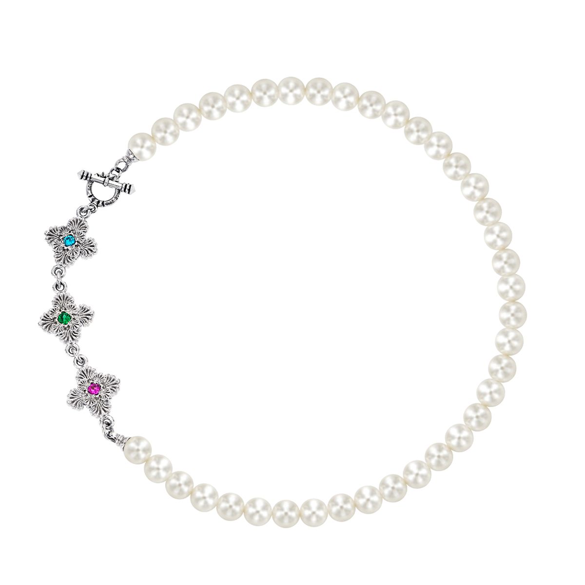 스쿠도(SCUDO) shell point pearl necklace [extrabold]