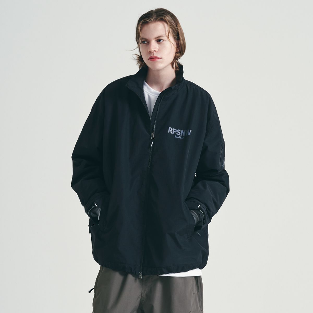롬프(ROMP) TF TRACK JACKET (BLACK)