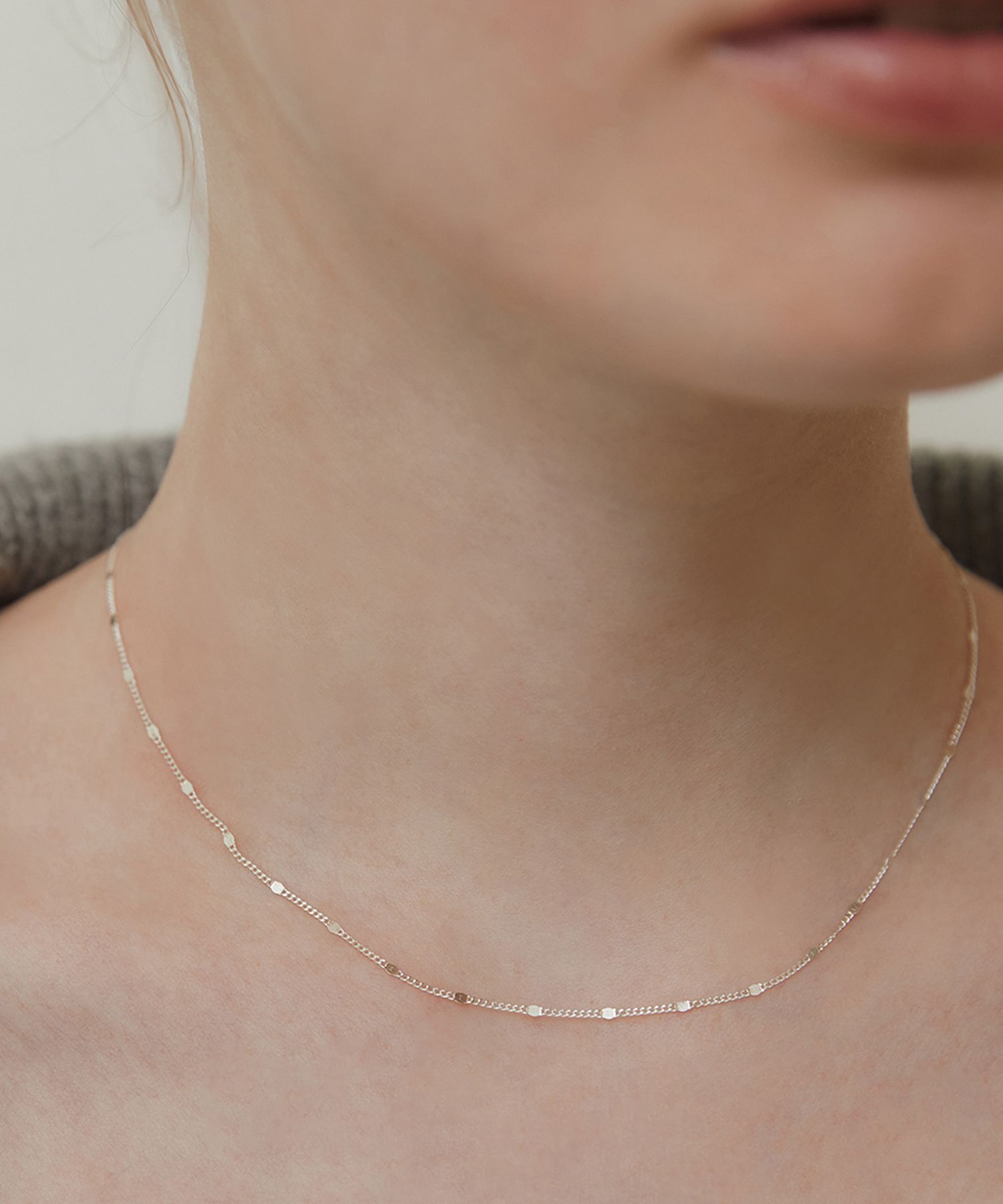 ■TATIANA■ Silver 925 Monorail Chain Necklace NZ2161 500462 MUSINSA | TATIANA (Silver 925) Monorail Chain Necklace NZ2161