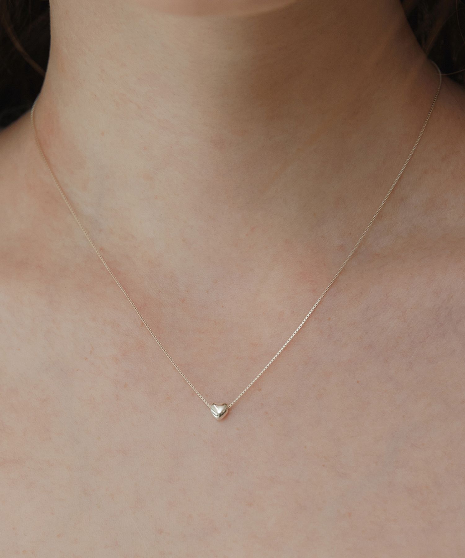 【TATIANA】(Silver925) Bebe Heart Pendant Necklace MUSINSA | TATIANA (Silver 925) Bebe Heart Pendant Necklace