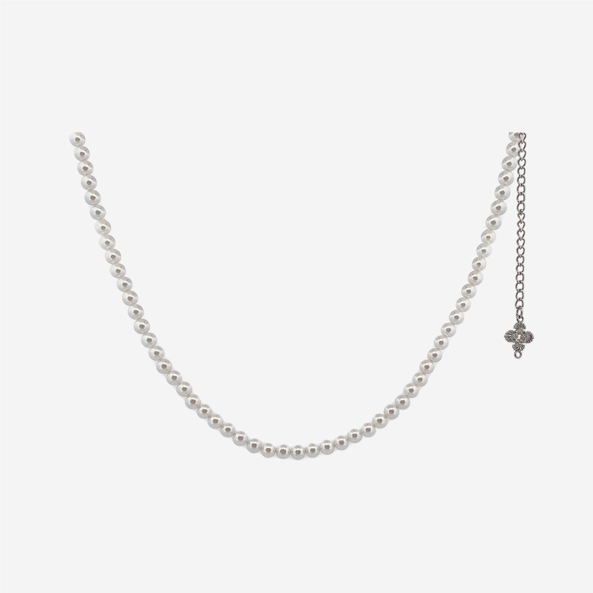 스쿠도(SCUDO) shell plain slim pearl necklace