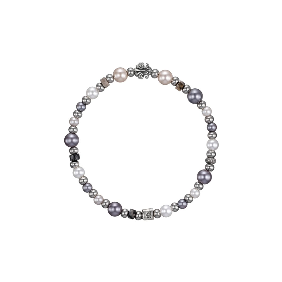 스쿠도(SCUDO) shell multi pearl beads bracelet